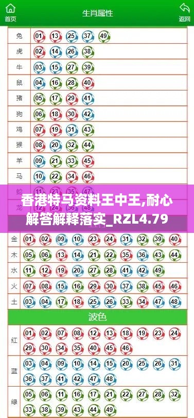 香港特马资料王中王,耐心解答解释落实_RZL4.79.23专门版