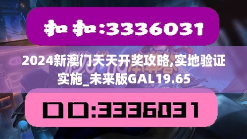 2024新澳门天天开奖攻略,实地验证实施_未来版GAL19.65