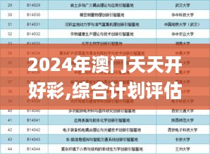 2024年澳门天天开好彩,综合计划评估_赋能版YAA10.26