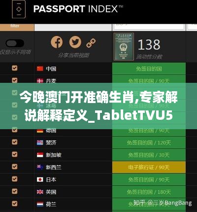 今晚澳门开准确生肖,专家解说解释定义_TabletTVU5.6