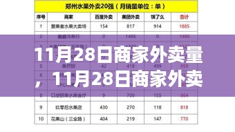 11月28日商家外卖量深度评测与介绍