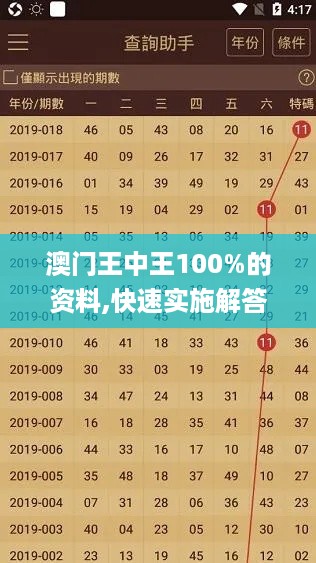 澳门王中王100%的资料,快速实施解答研究_私人版UEH73.311