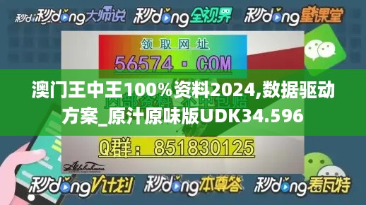 澳门王中王100%资料2024,数据驱动方案_原汁原味版UDK34.596