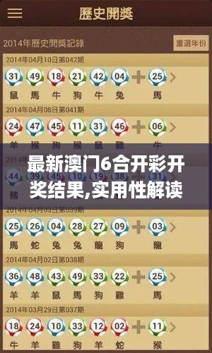 最新澳门6合开彩开奖结果,实用性解读策略_精选版ZKV84.986