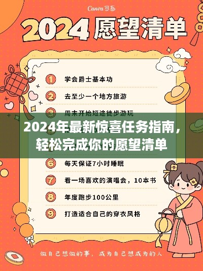 2024愿望清单达成指南，最新惊喜任务助你轻松实现梦想