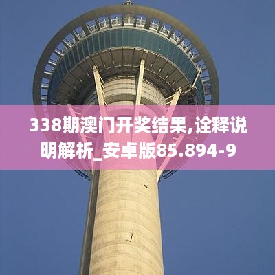 338期澳门开奖结果,诠释说明解析_安卓版85.894-9