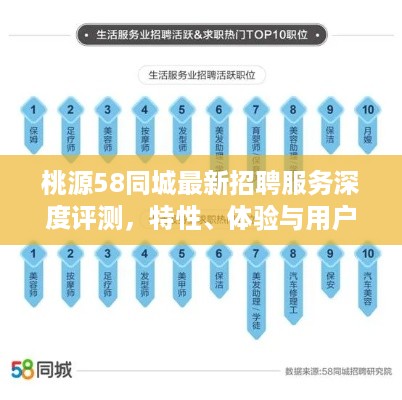 桃源58同城招聘服务深度解析，特性、体验与用户洞察