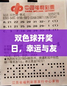 双色球开奖日，幸运与友情的奇妙交汇