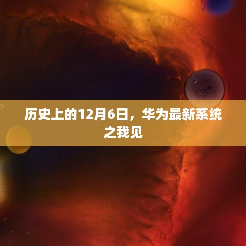 历史上的12月6日，华为最新系统之我见