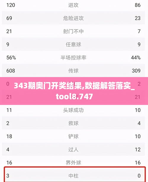 343期奥门开奖结果,数据解答落实_tool8.747