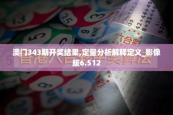 澳门343期开奖结果,定量分析解释定义_影像版6.512