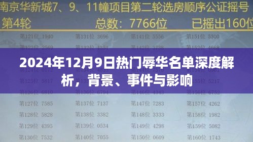 2024年热门辱华名单深度解析，背景、事件与影响