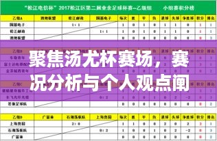 汤尤杯赛场热议，赛况分析与个人观察