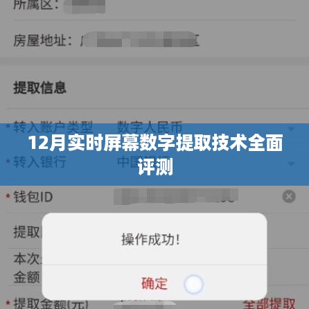 12月实时屏幕数字提取技术全面解析与评测