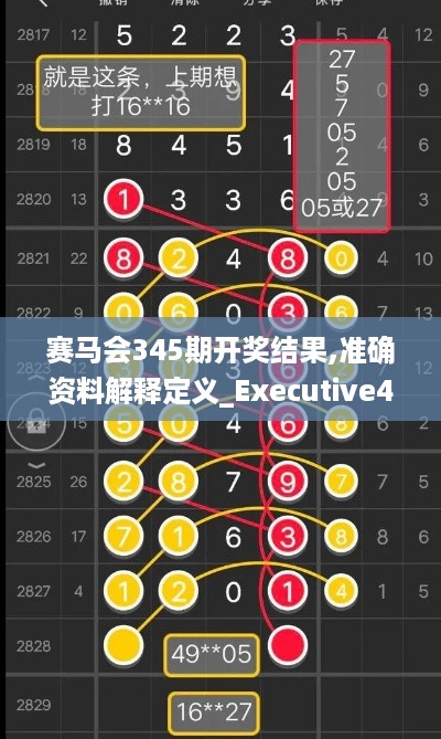 赛马会345期开奖结果,准确资料解释定义_Executive4.610