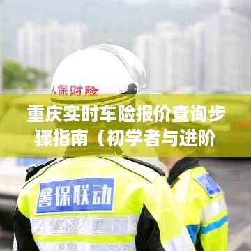 重庆车险实时报价查询指南，初学者与进阶用户适用步骤详解