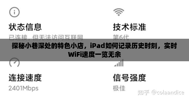 探秘小巷特色小店，iPad记录历史时刻与实时WiFi测速揭秘