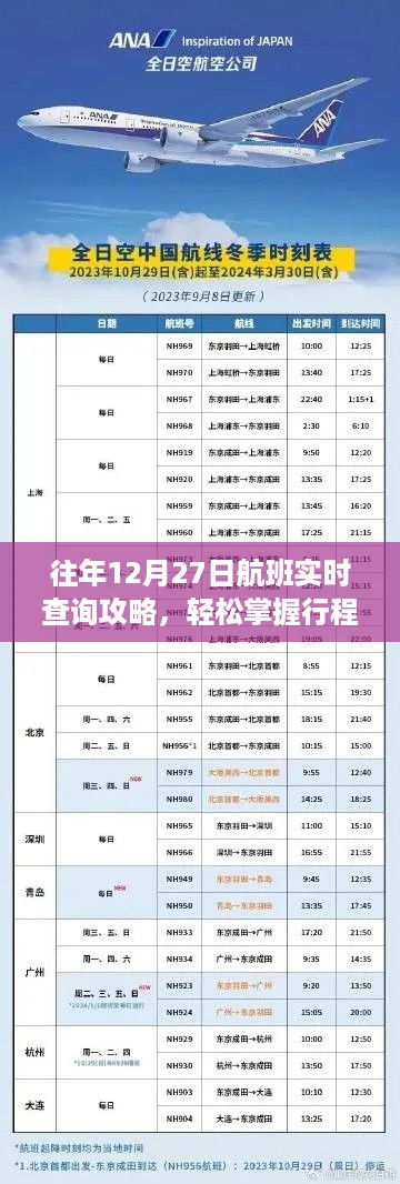 轻松掌握行程安排，往年12月27日航班实时查询攻略 🛫