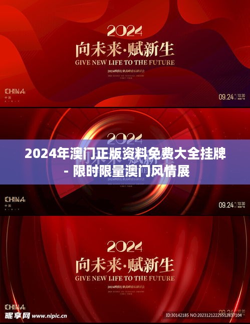 2024年澳门正版资料免费大全挂牌 - 限时限量澳门风情展