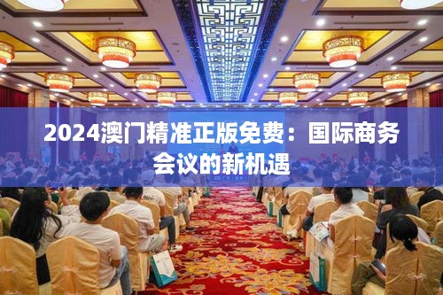 2024澳门精准正版免费：国际商务会议的新机遇