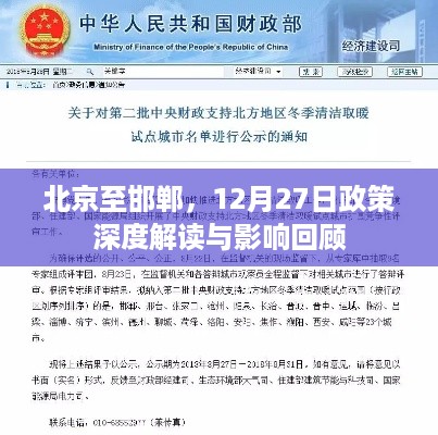 北京至邯郸政策深度解读与影响回顾，12月27日回顾分析