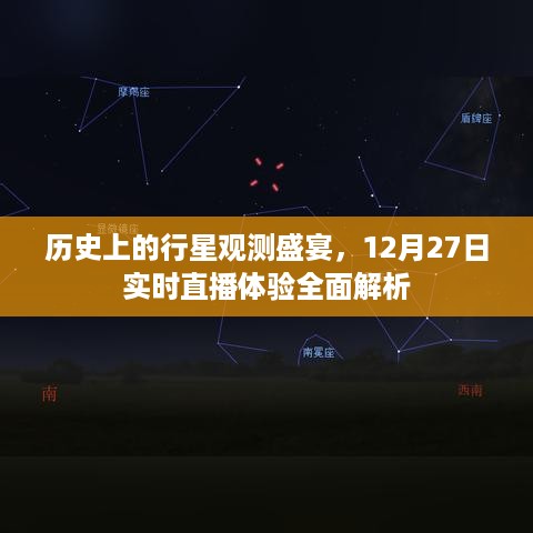 历史行星观测盛宴，深度解析12月27日实时直播体验