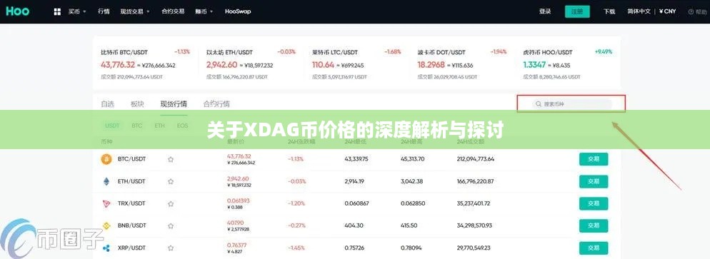 关于XDAG币价格的深度解析与探讨