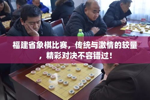 福建省象棋比赛，传统与激情的较量，精彩对决不容错过！