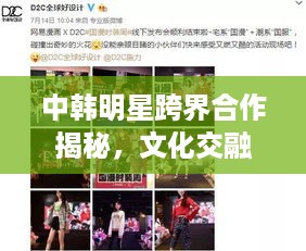 中韩明星跨界合作揭秘，文化交融之美大放异彩