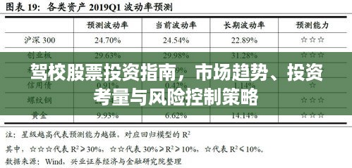 驾校股票投资指南，市场趋势、投资考量与风险控制策略