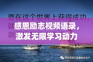 感恩励志视频语录，激发无限学习动力