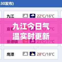 九江今日气温实时更新报告