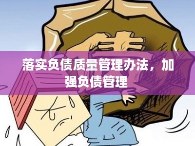 落实负债质量管理办法，加强负债管理 