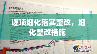 逐项细化落实整改，细化整改措施 