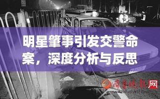 明星肇事引发交警命案，深度分析与反思