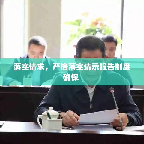 落实请求，严格落实请示报告制度确保 