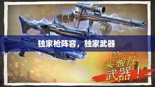 独家枪阵容，独家武器 