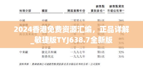 2024香港免费资源汇编，正品详解_敏捷版TYJ638.7全新版