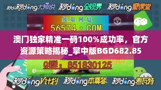 澳门独家精准一码100%成功率，官方资源策略揭秘_掌中版BGD682.85