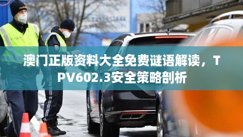 澳门正版资料大全免费谜语解读，TPV602.3安全策略剖析