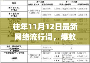 揭秘往年11月12日最新网络流行词，爆款来袭，你跟上潮流了吗？