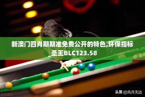 新澳门四肖期期准免费公开的特色,环保指标_圣王BLC123.58