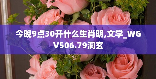 今晚9点30开什么生肖明,文学_WGV506.79洞玄