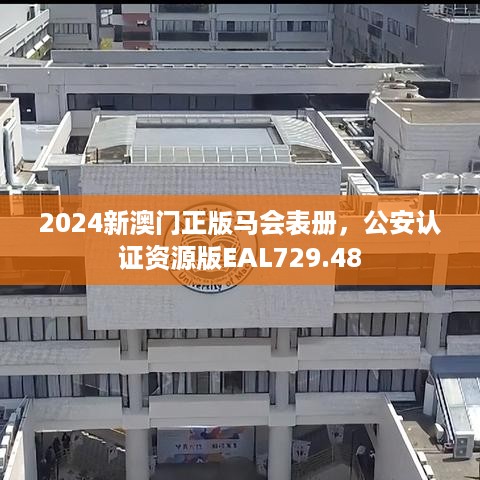 2024新澳门正版马会表册，公安认证资源版EAL729.48