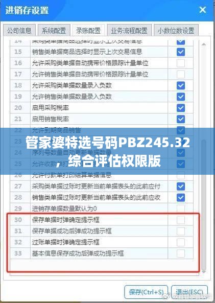 管家婆特选号码PBZ245.32，综合评估权限版