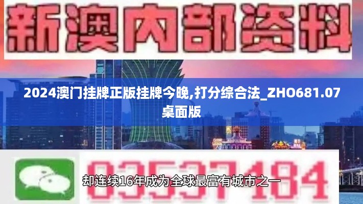 2024澳门挂牌正版挂牌今晚,打分综合法_ZHO681.07桌面版