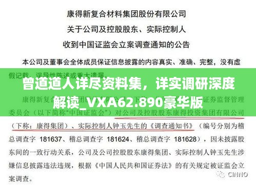 曾道道人详尽资料集，详实调研深度解读_VXA62.890豪华版