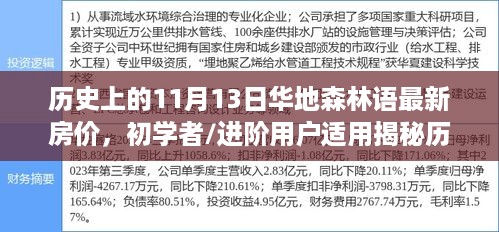 揭秘历史上的11月13日华地森林语最新房价，初学者与进阶用户查询指南