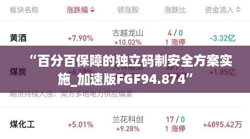 “百分百保障的独立码制安全方案实施_加速版FGF94.874”