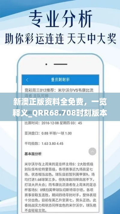 新澳正版资料全免费，一览释义_QRR68.708时刻版本